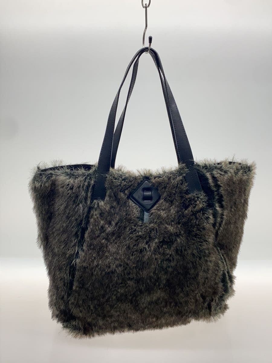 TRUSSARDI Tote Bag Faux Fur BRW 3