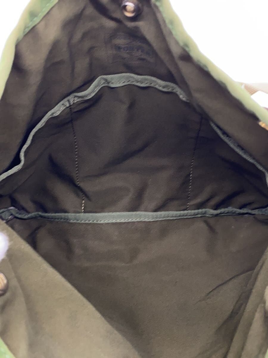 PORTER Shoulder Bag Cotton KHK Solid 571-09747 6