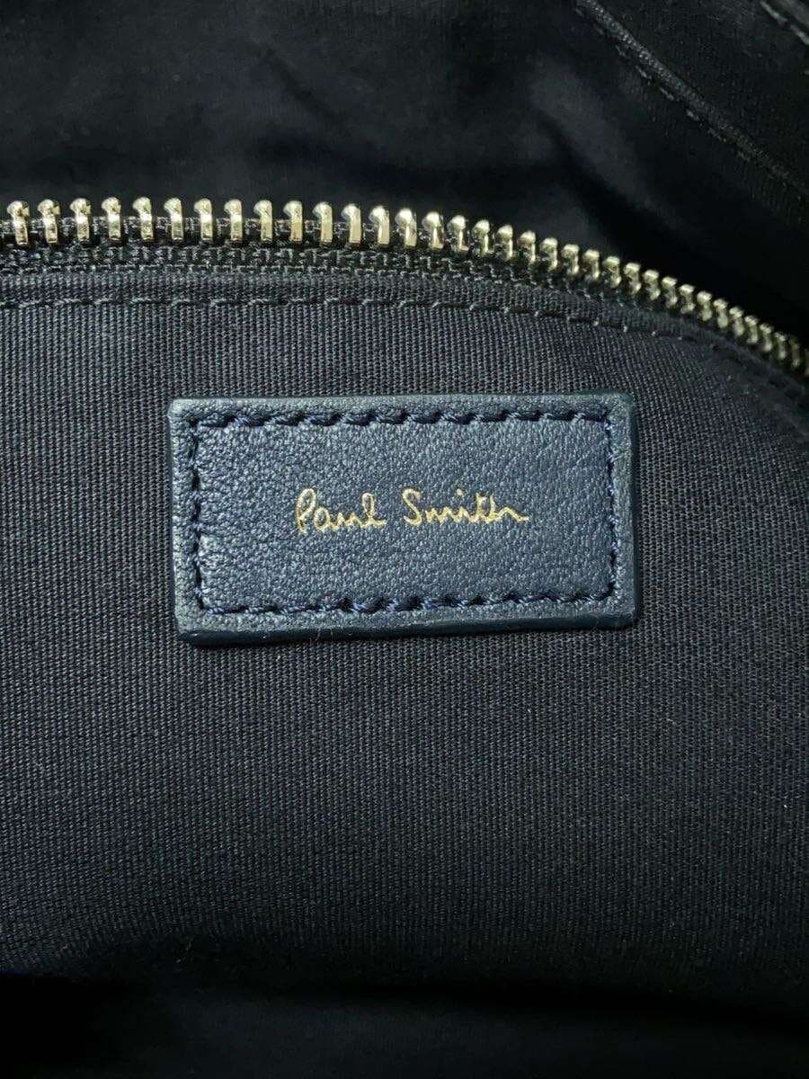 Paul Smith Shoulder Bag Leather NVY Solid 5