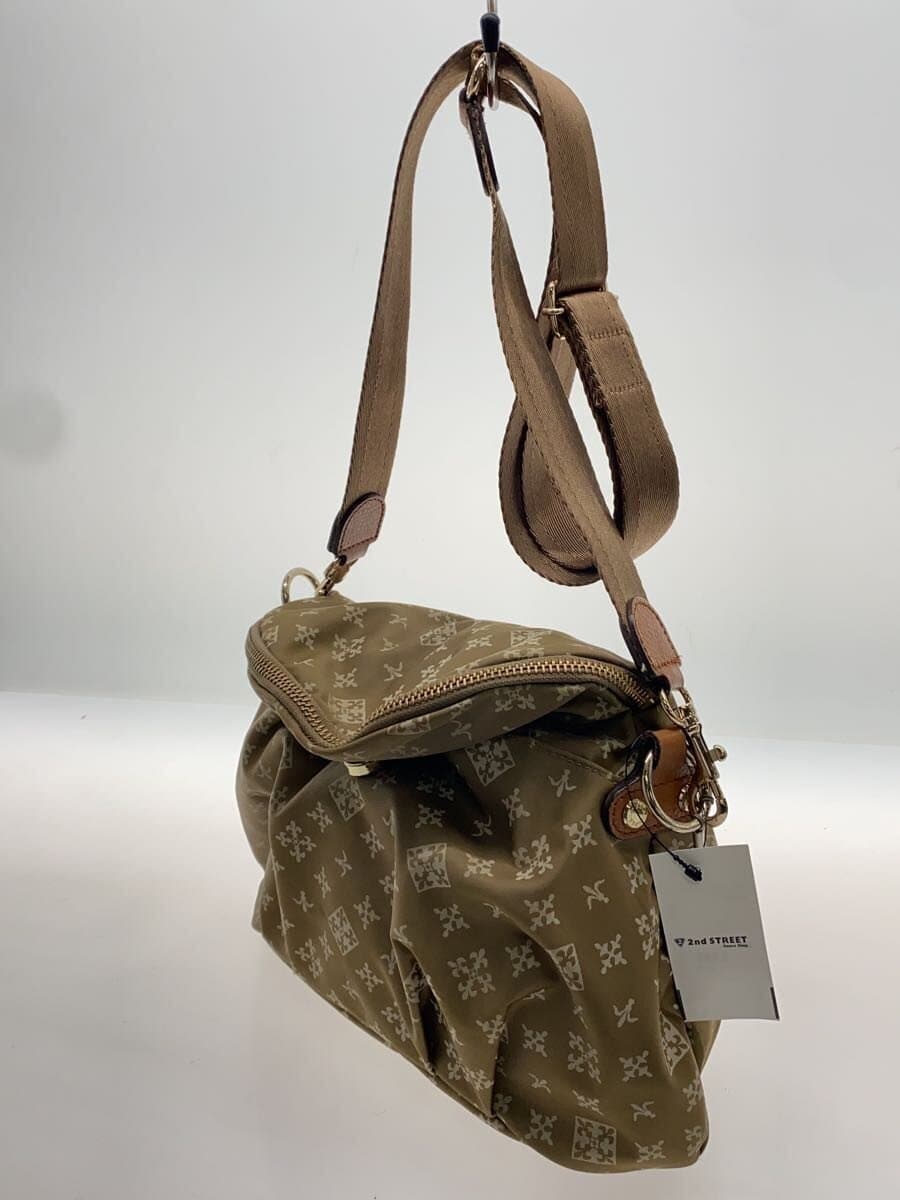 russet Shoulder Bag BEG All Over Pattern 2