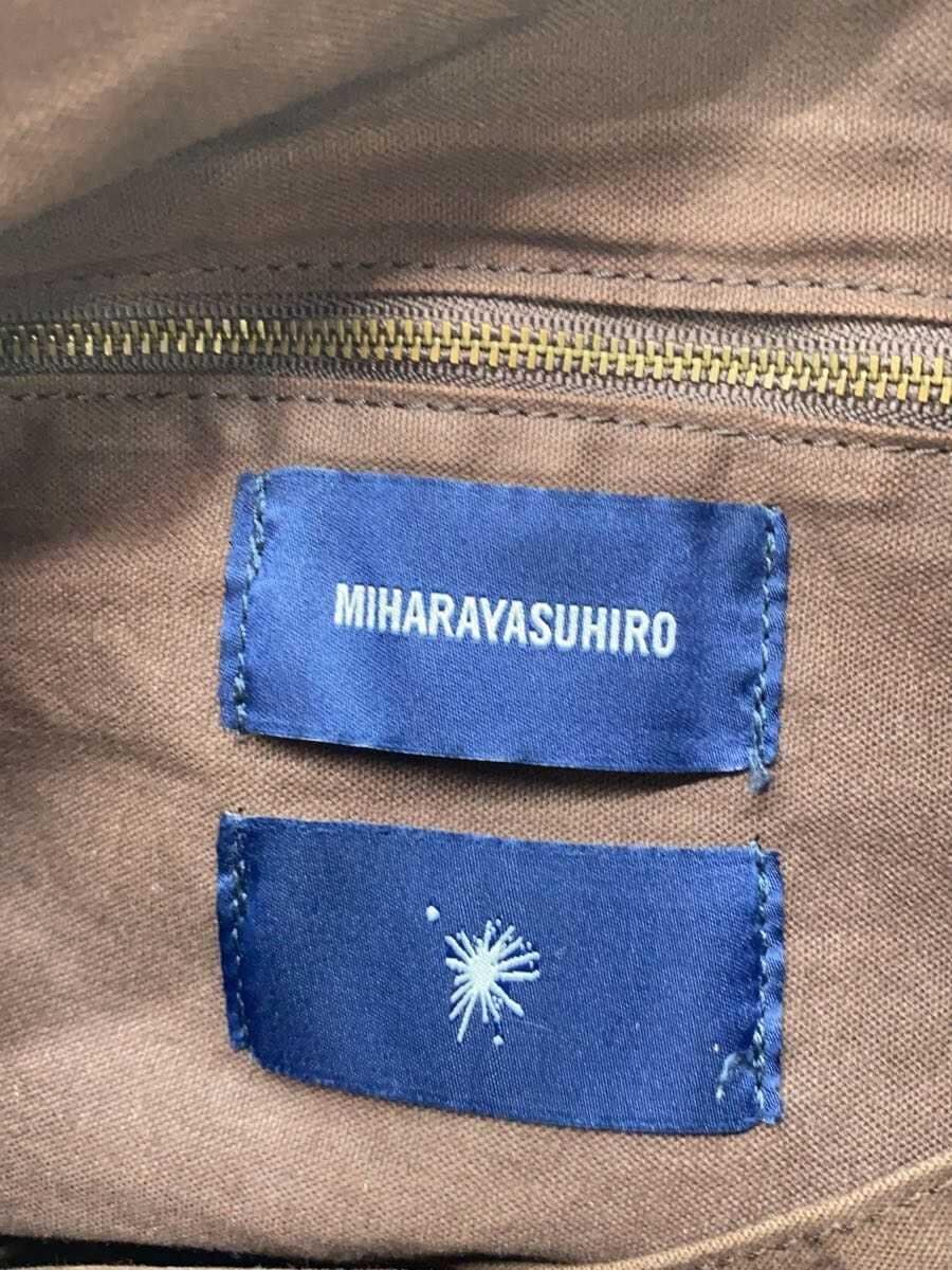 MIHARA YASUHIRO Archive Leather 0x Canvas 2WAY Shoulder Bag BEG 5