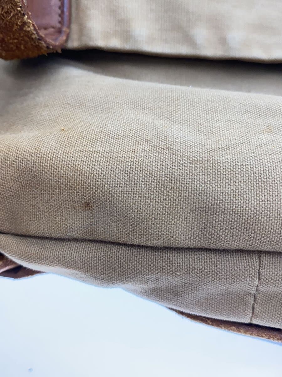 MIHARA YASUHIRO Archive Leather 0x Canvas 2WAY Shoulder Bag BEG 7