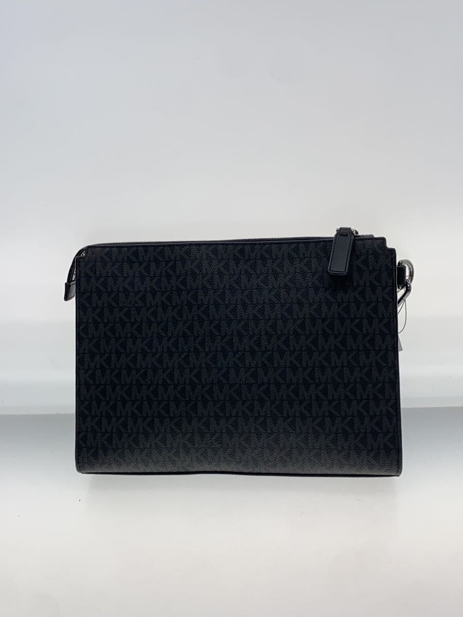 MICHAEL KORS COOPER Pouch Large - MK Signature BLK Allover Pattern 37R4LCOU9B 3