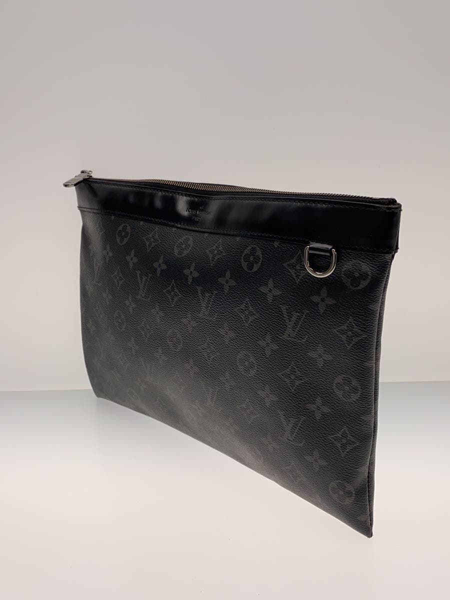LOUIS VUITTON Pochette Voyage Monogram Eclipse BRW PVC BLK M61692 M61692 2