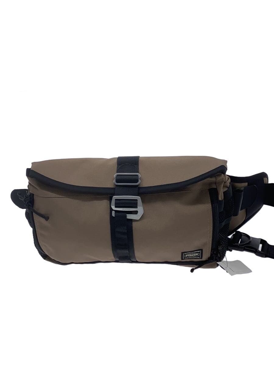 PORTER Waist Bag Nylon Brown Solid GRIP