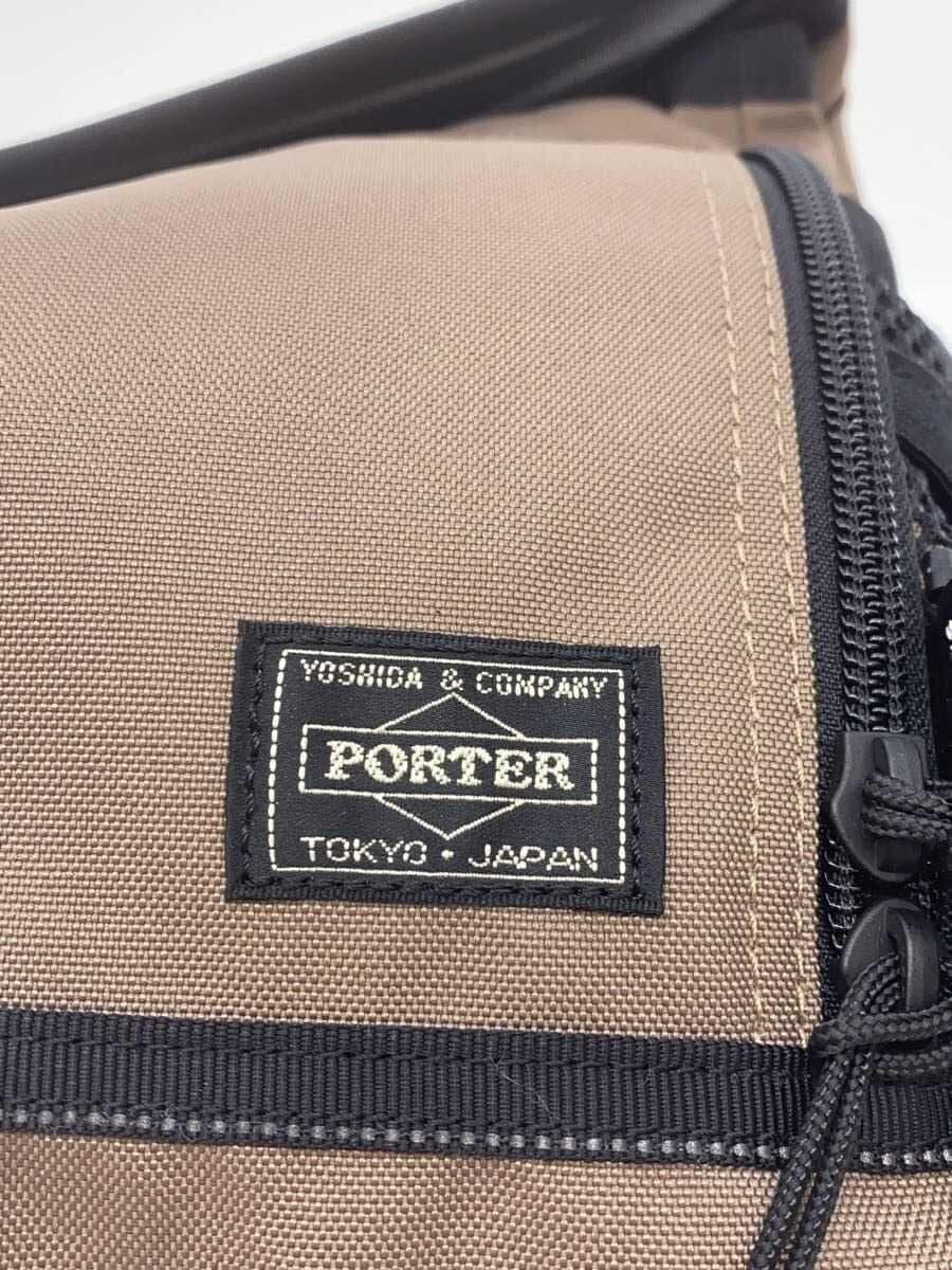 PORTER Waist Bag Nylon Brown Solid GRIP 5