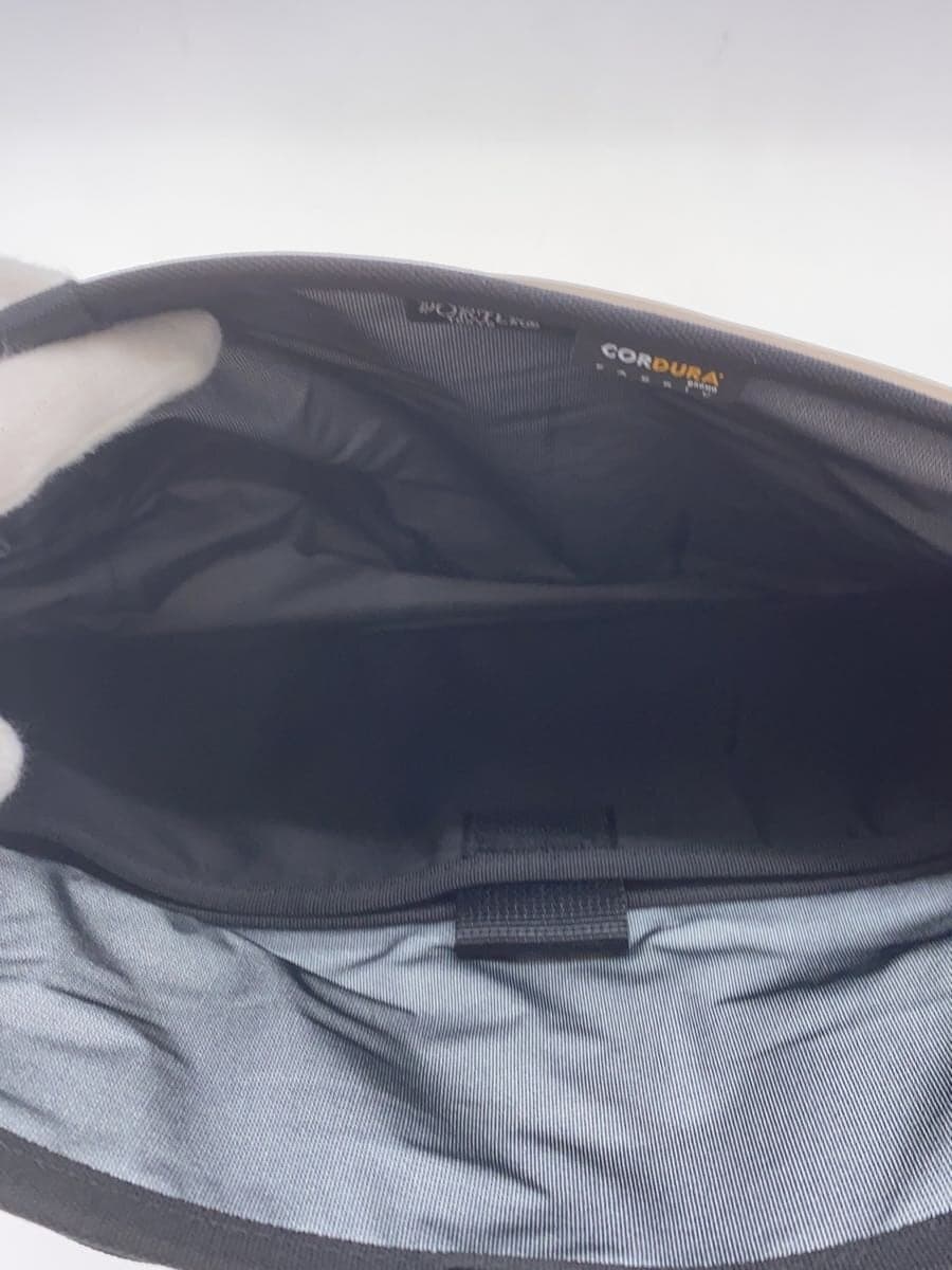 PORTER Waist Bag Nylon Brown Solid GRIP 6