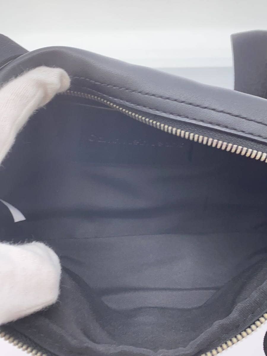 Calvin Klein shoulder bag leather black plain 6