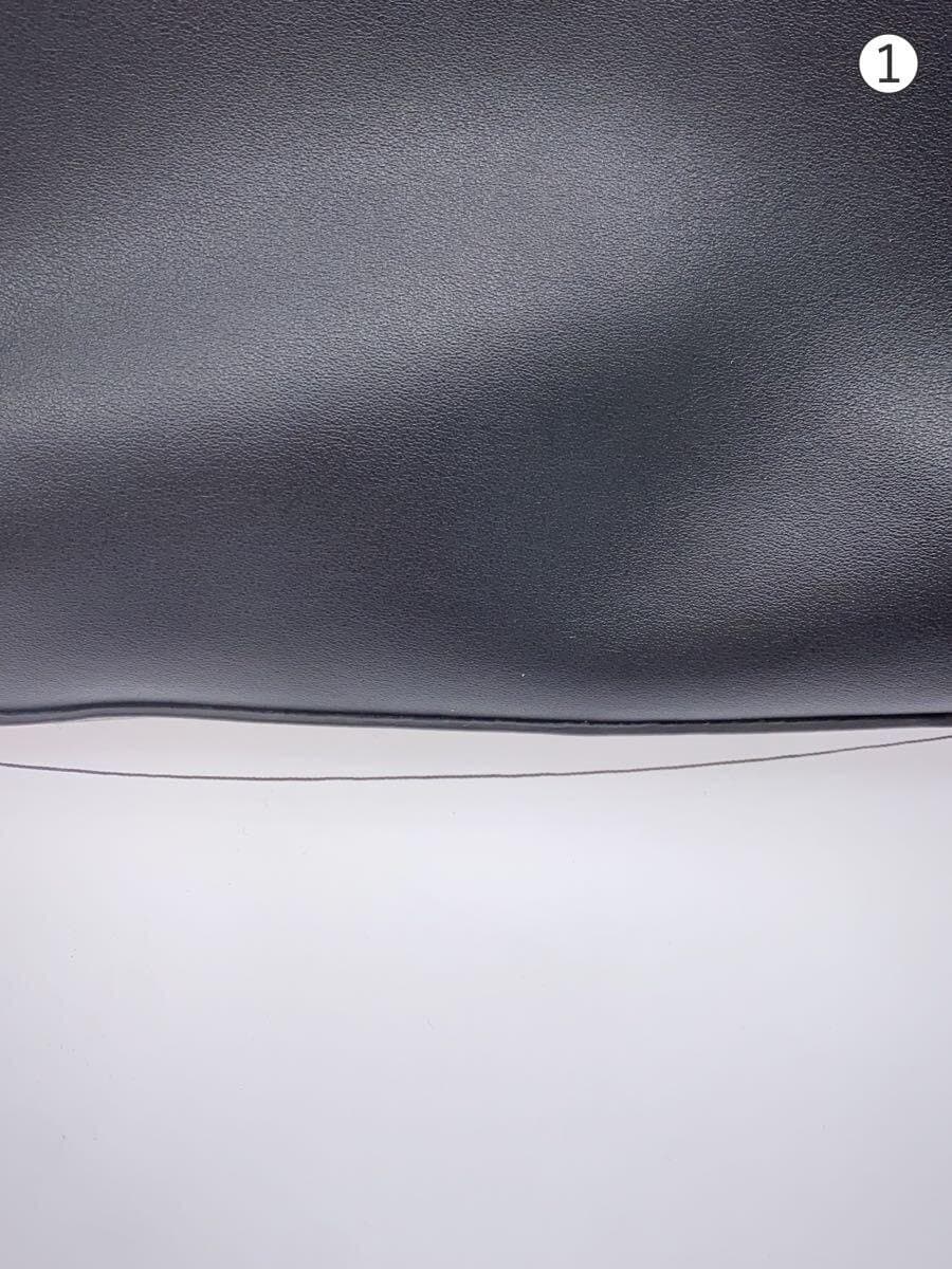 Calvin Klein shoulder bag leather black plain 7