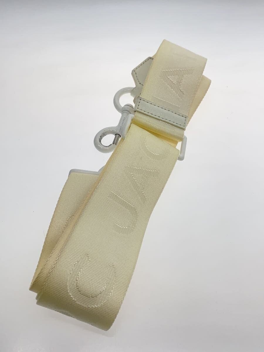 MARC BY MARC JACOBS Shoulder Bag Leather White Solid Color 7