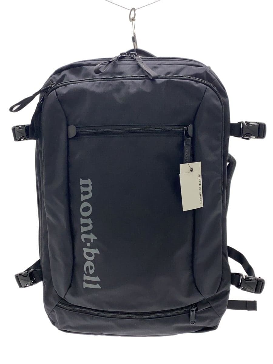 Mont-Bell Backpack Nylon Black Solid Color