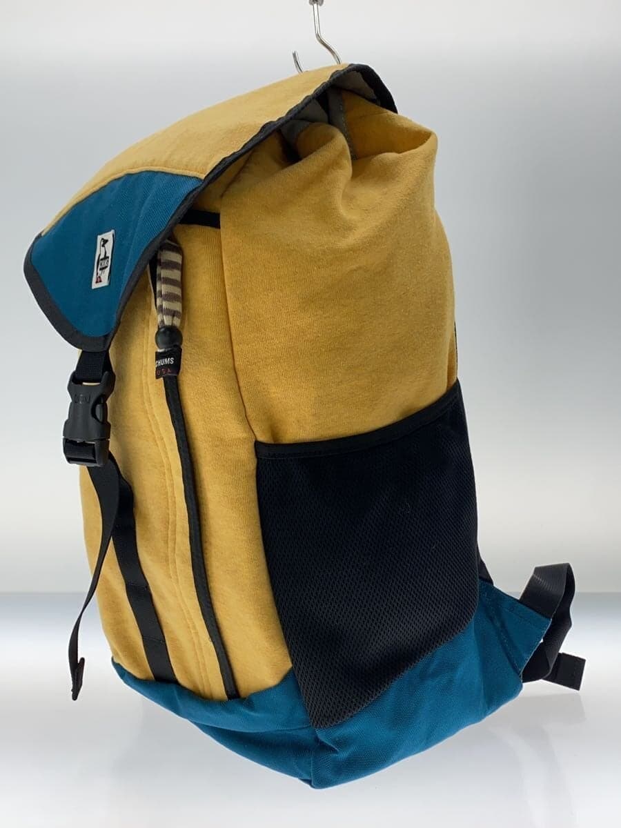 CHUMS Book Pack Sweat Nylon Backpack YLW 2
