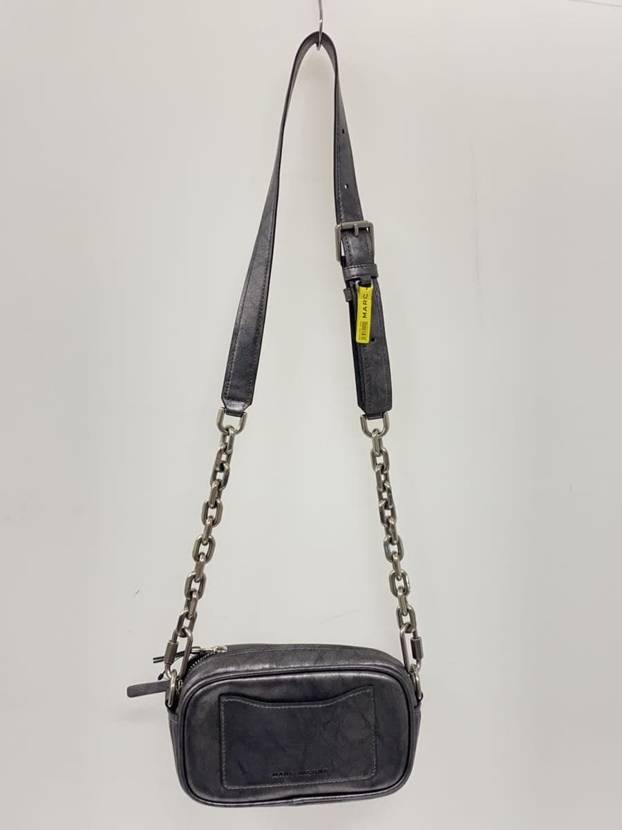 MARC JACOB She Metallic Distressed Big Shot SLV Solid 2R47HCR009H02 3