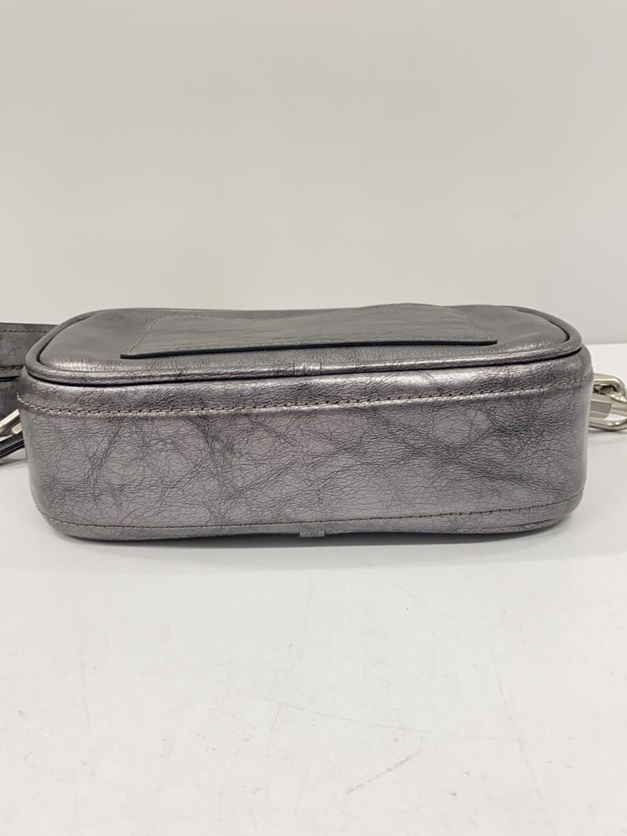 MARC JACOB She Metallic Distressed Big Shot SLV Solid 2R47HCR009H02 4