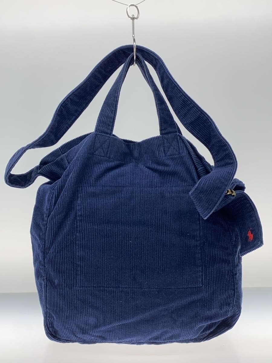 POLO RALPH LAUREN Tote Bag Corduroy NVY 3