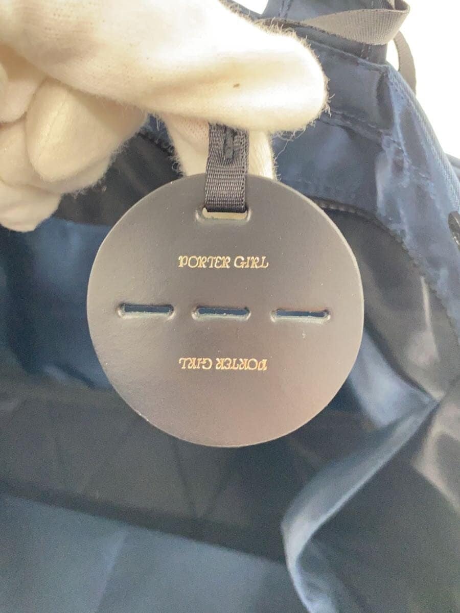 PORTER GIRL Shell SHELL TOTE BAG(L) Tote Bag Nylon NVY Solid 679-36800 5