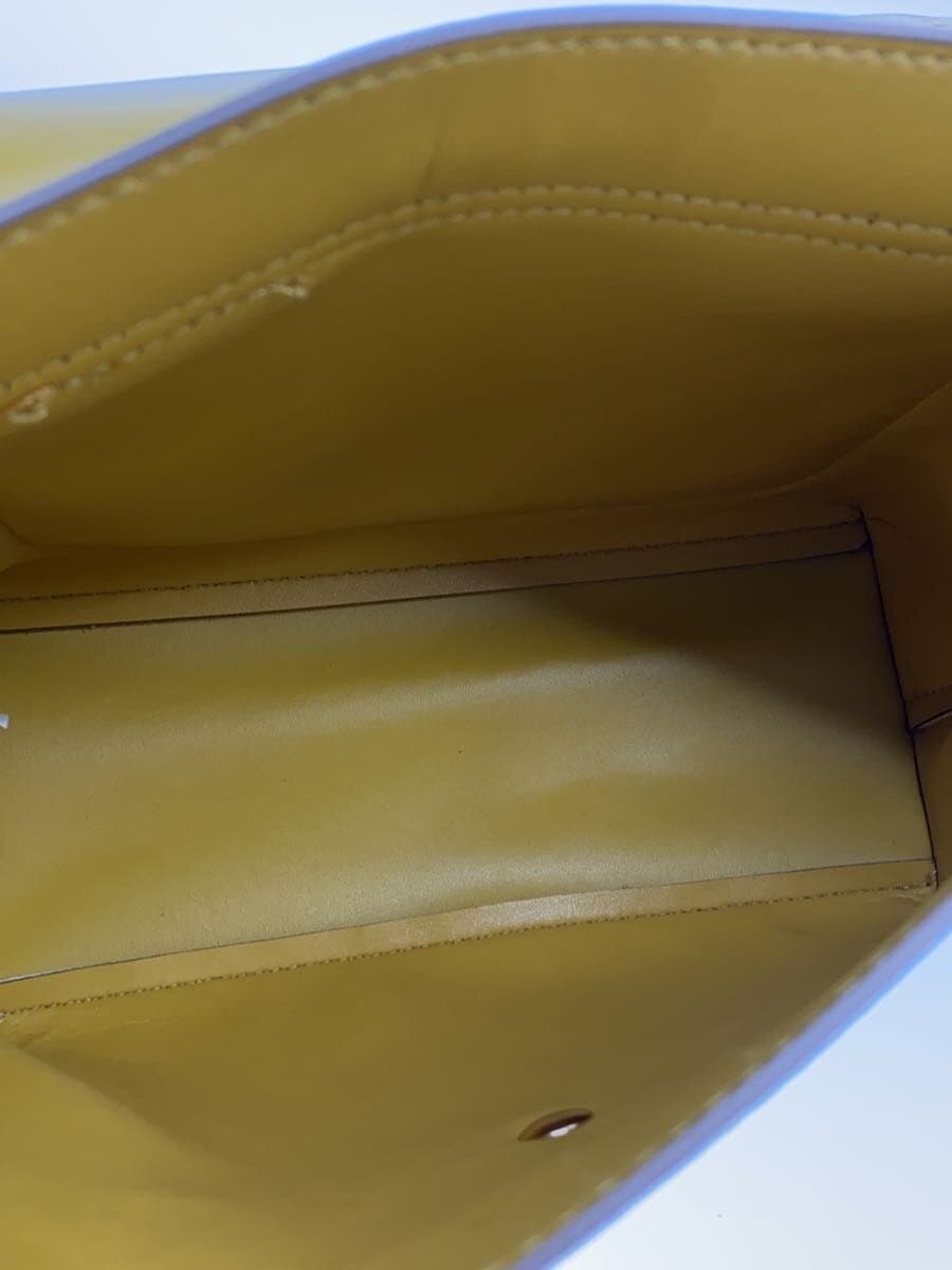 HUNDRED Shoulder Bag CML Solid Corner Wear With Stain Hardware Deteriorated 6