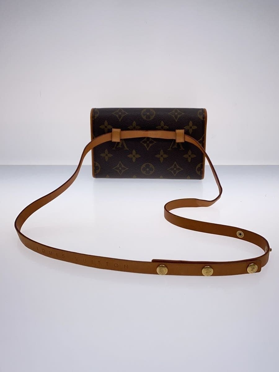 LOUIS VUITTON Pochette Florentine _Monogram Canvas PVC BRW 3