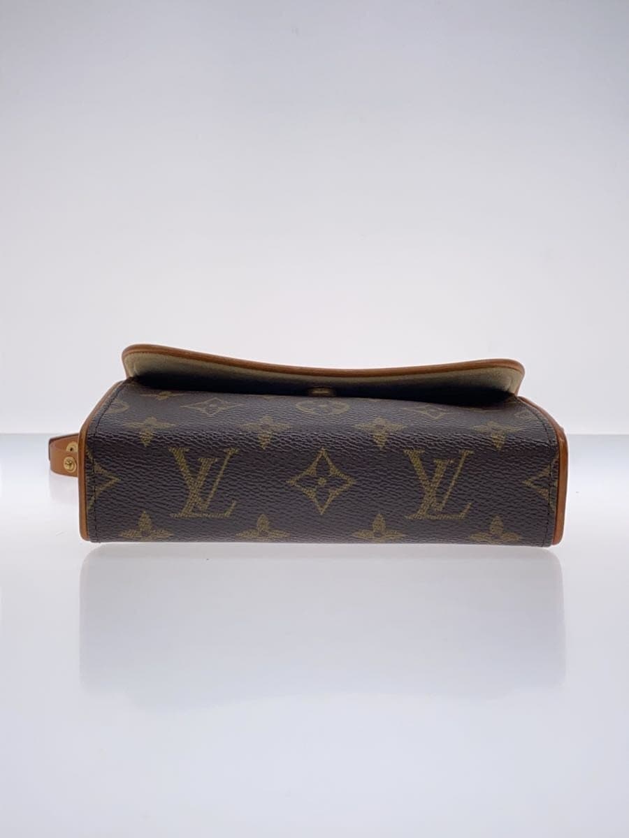 LOUIS VUITTON Pochette Florentine _Monogram Canvas PVC BRW 4