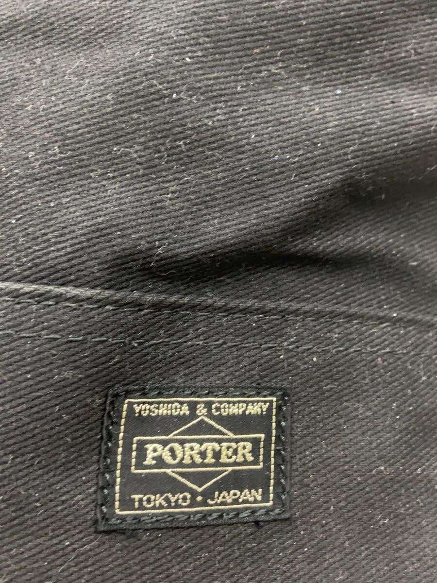 PORTER Boston Bag STAIN BOSTON BAG 2WAY Canvas BLK Plain 5