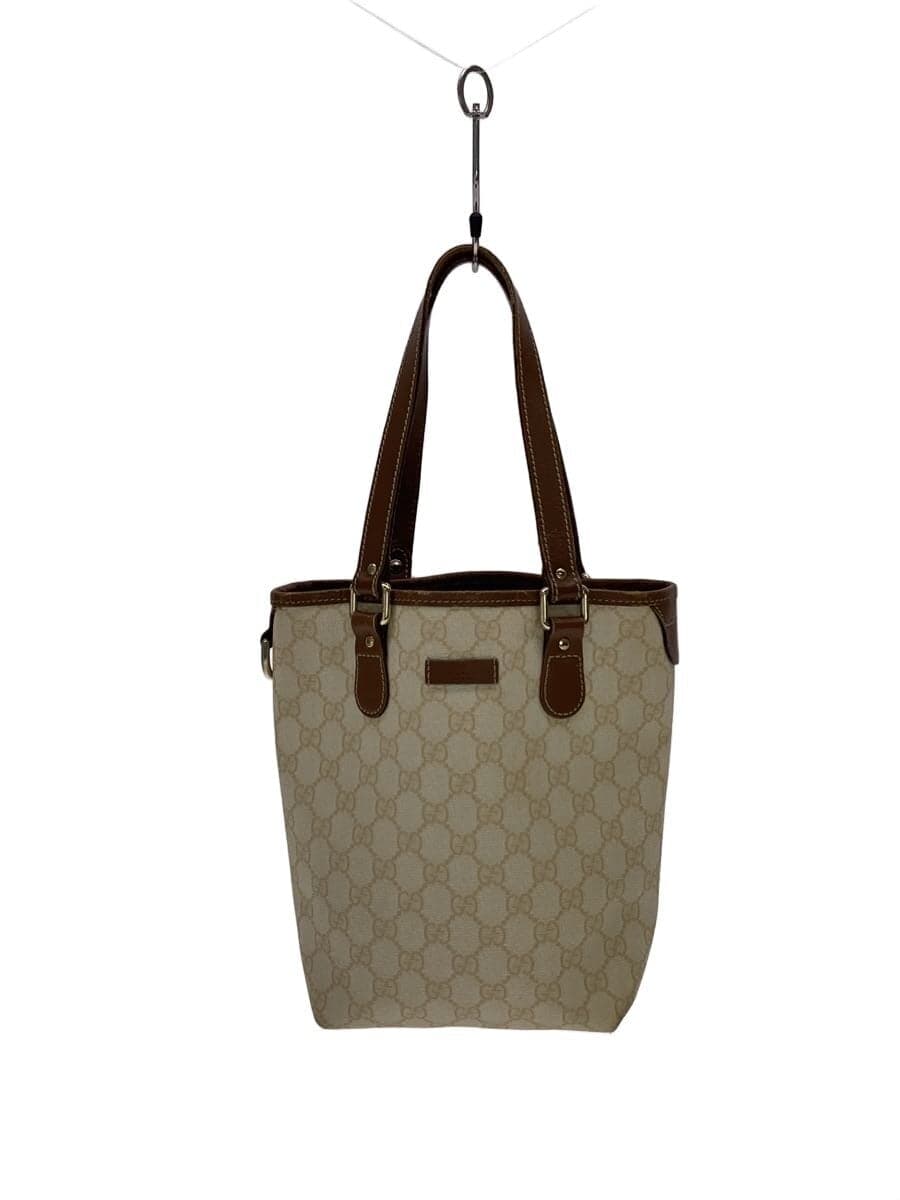 GUCCI Handbag PVC BEG All Over Pattern 189897