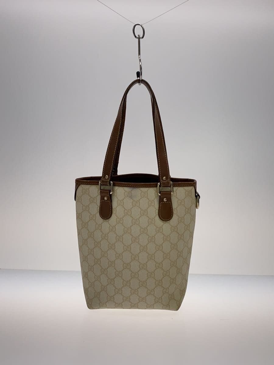 GUCCI Handbag PVC BEG All Over Pattern 189897 3