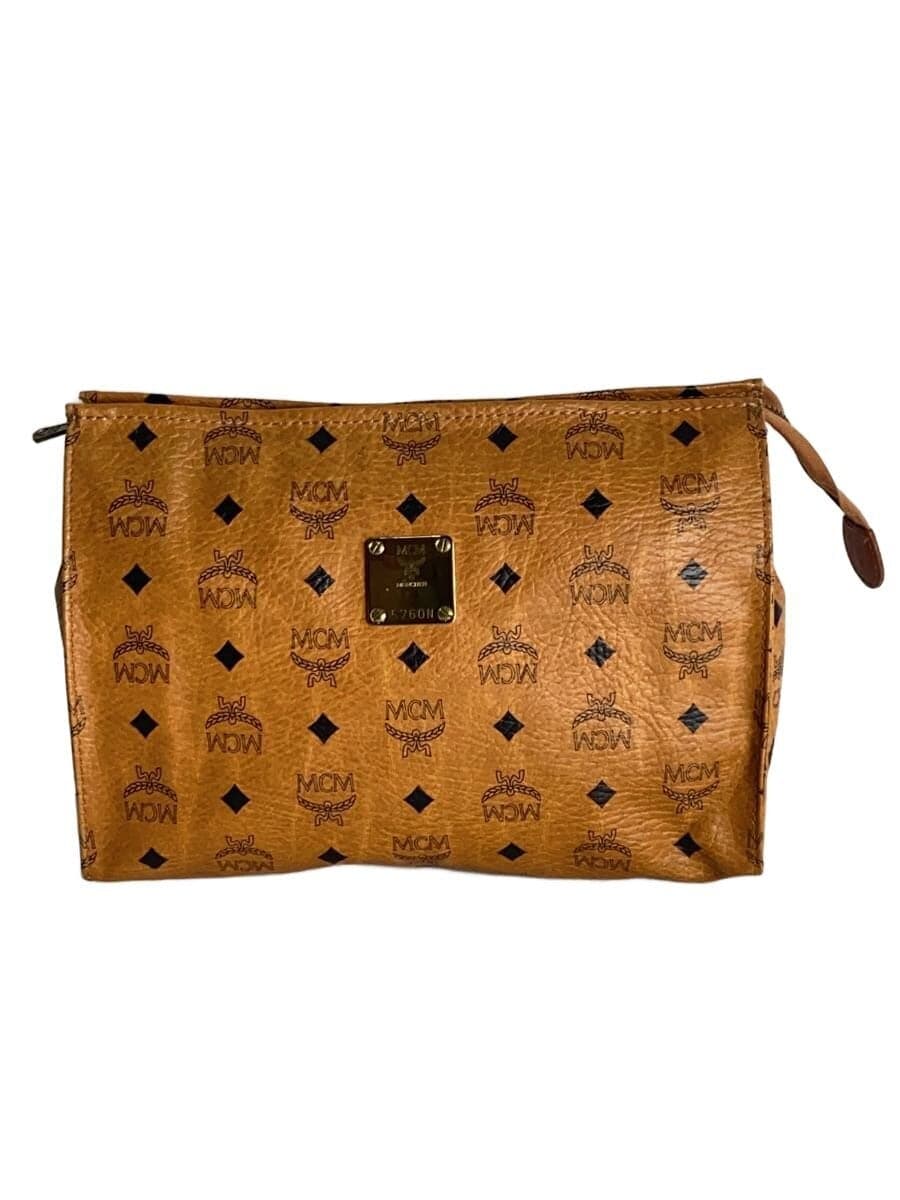 MCM Pouch Second Bag Leather CML Clutch Bag