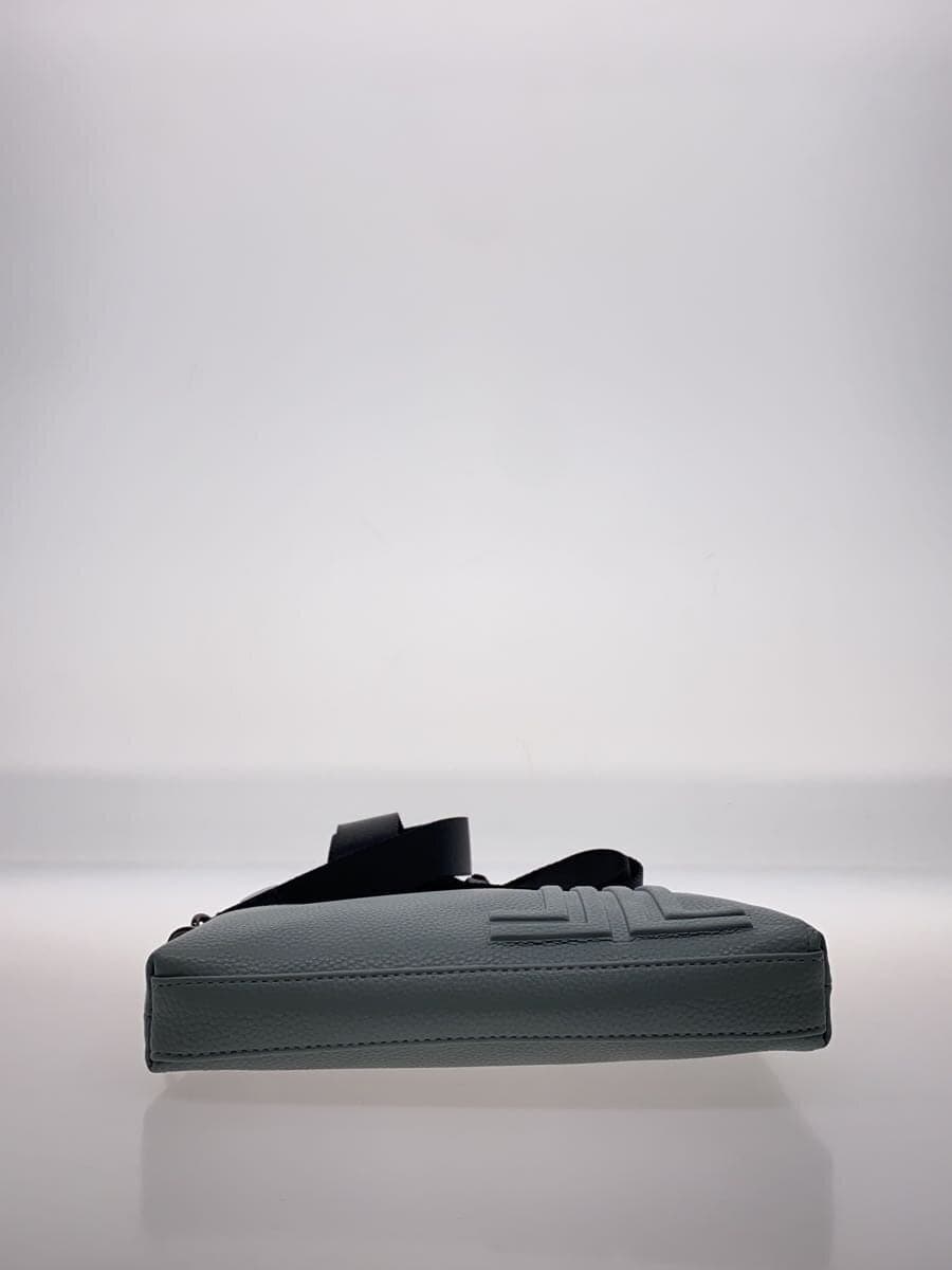 LANVIN en Bleu Sacoche Shoulder Pouch Shoulder Bag Blue Blue Solid 4