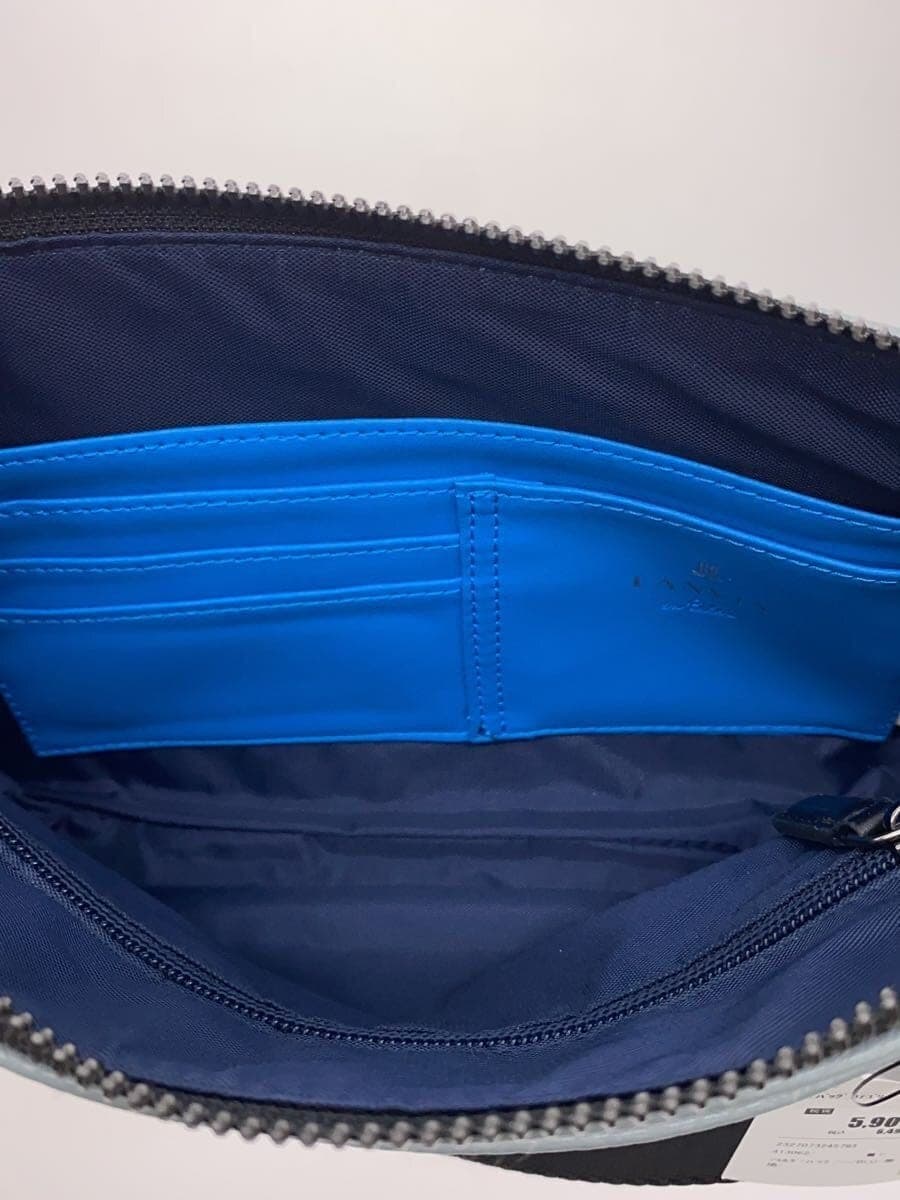 LANVIN en Bleu Sacoche Shoulder Pouch Shoulder Bag Blue Blue Solid 6