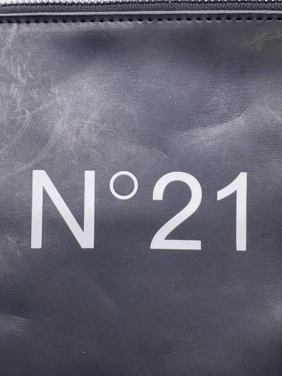N21(numero ventuno)Front Logo Clutch Bag Mini Pouch Second Bag Black Black 5
