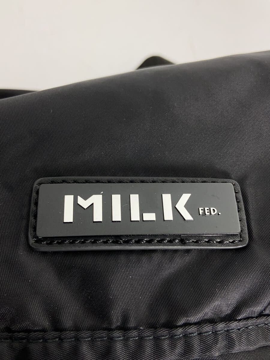 MILK FED. Backpack Backpack Logo Plate Polyester BLK 103241053005 5