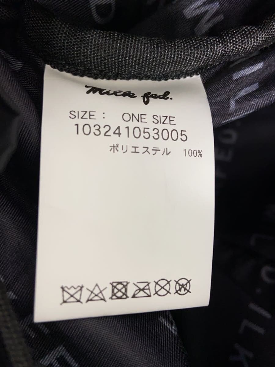 MILK FED. Backpack Backpack Logo Plate Polyester BLK 103241053005 7