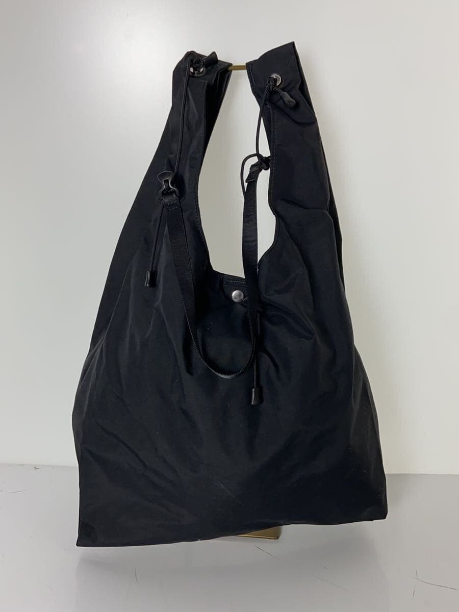 nunc Shoulder Bag Nylon BLK 3 Layer - Nylon Shop Bag 3