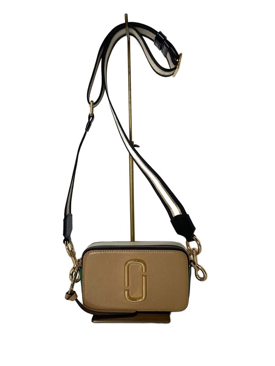 MARC JACOBS Shoulder Bag Snapshot Leather BEG M0012007