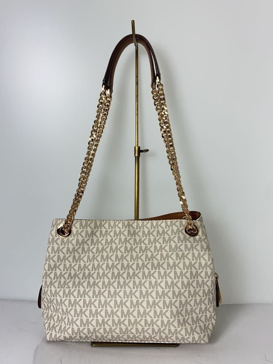 MICHAEL KORS Shoulder Bag Chain Bag Leather WHT 35S9GTTM2B 3