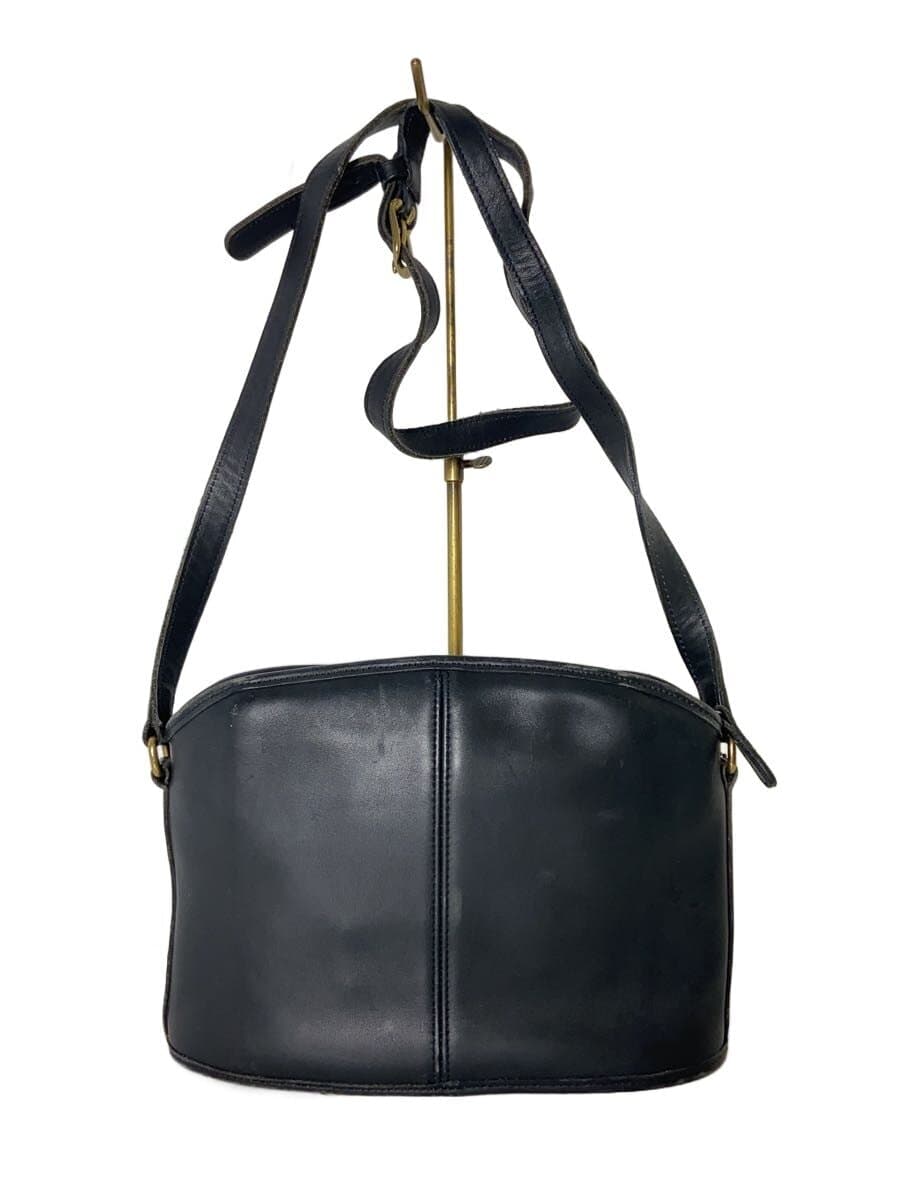 COACH Shoulder Bag Leather BLK 9976