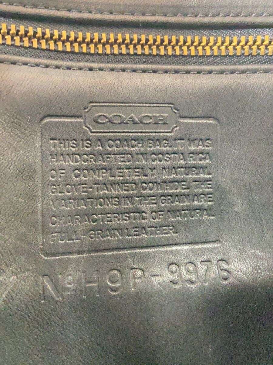 COACH Shoulder Bag Leather BLK 9976 5