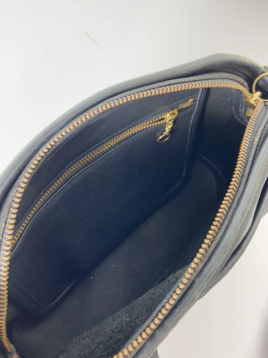 COACH Shoulder Bag Leather BLK 9976 6