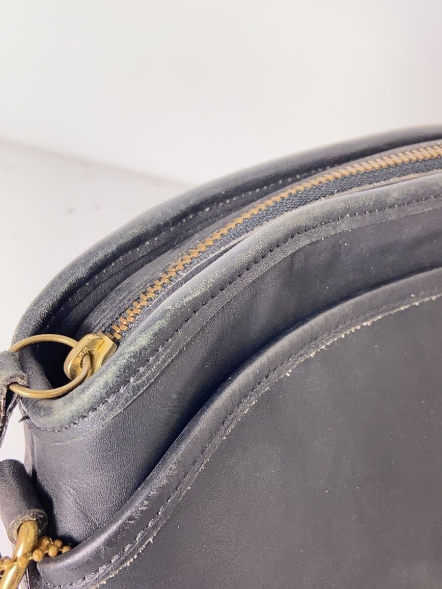 COACH Shoulder Bag Leather BLK 9976 7