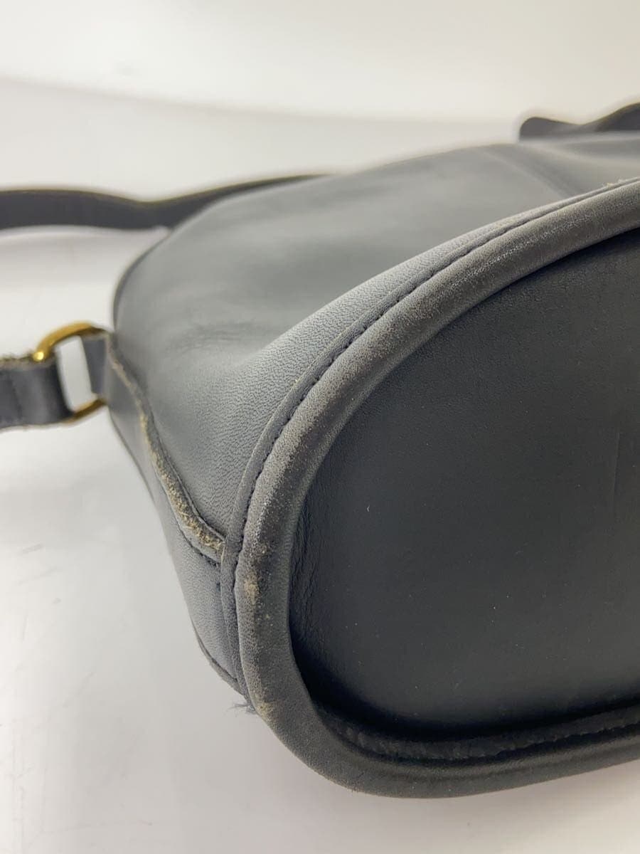 COACH Shoulder Bag Leather BLK 9976 9