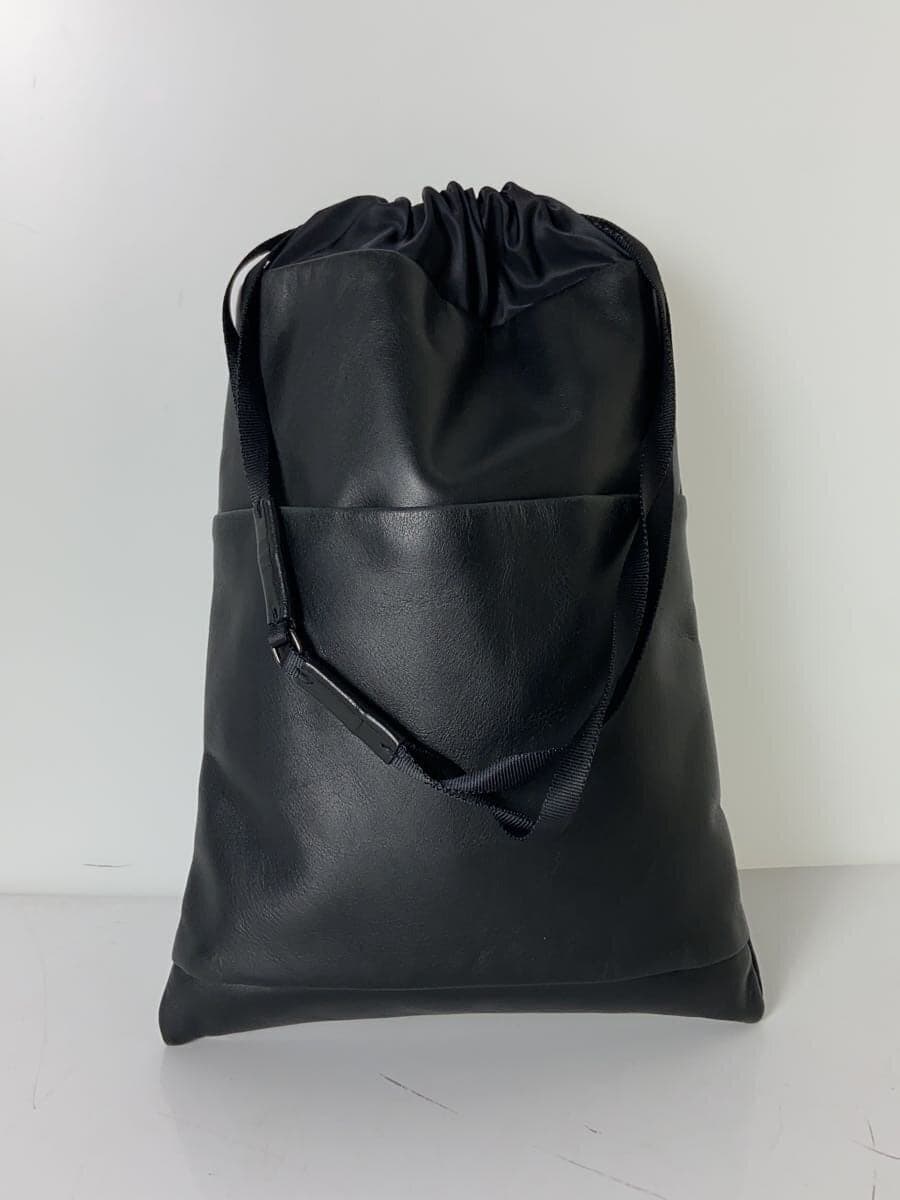 PORTER Shoulder Bag Drawstring EASE Ease DRAWSTRING Leather BLK 028-0504 3