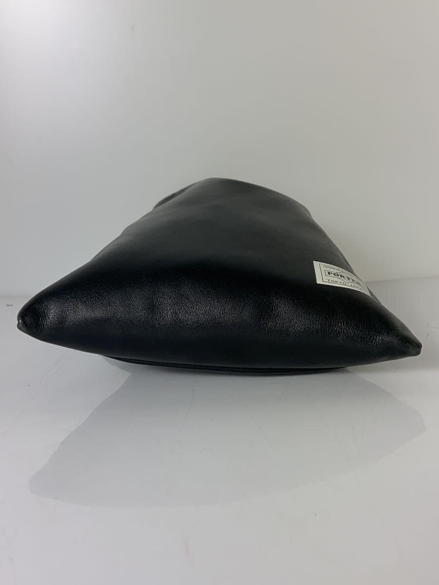 PORTER Shoulder Bag Drawstring EASE Ease DRAWSTRING Leather BLK 028-0504 4