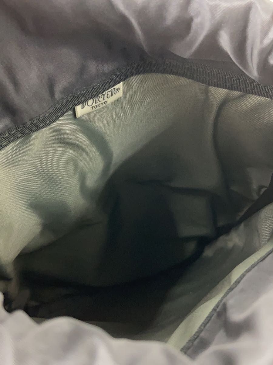 PORTER Shoulder Bag Drawstring EASE Ease DRAWSTRING Leather BLK 028-0504 6