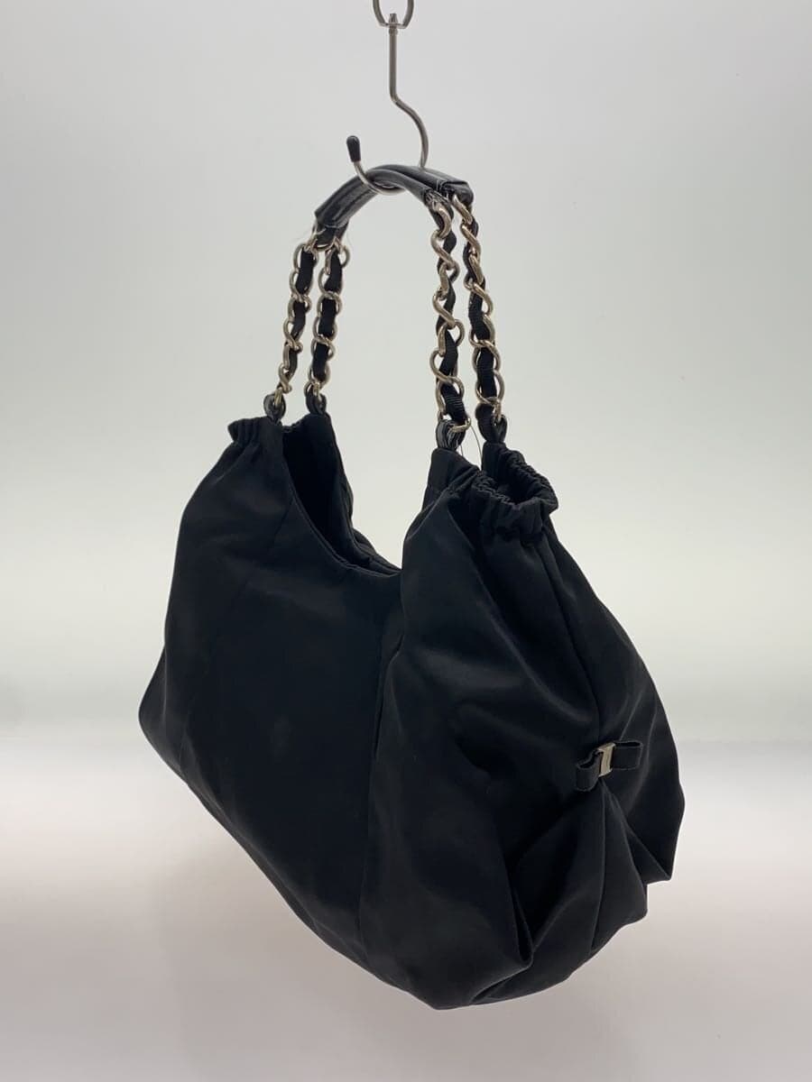 Salvatore Ferragamo Handbag -- BLK Solid Color 2