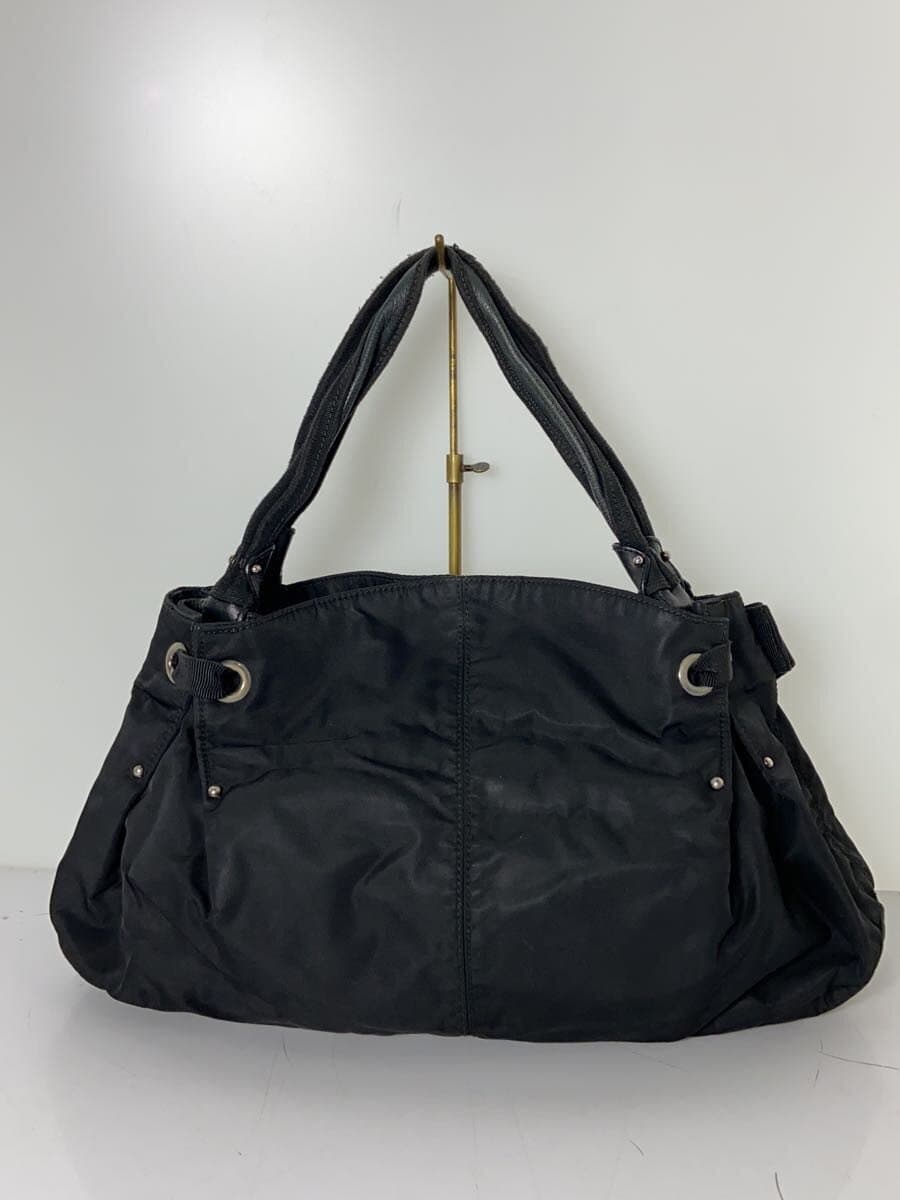 Salvatore Ferragamo Handbag Nylon Black Solid Vara Ribbon Tote Bag 3