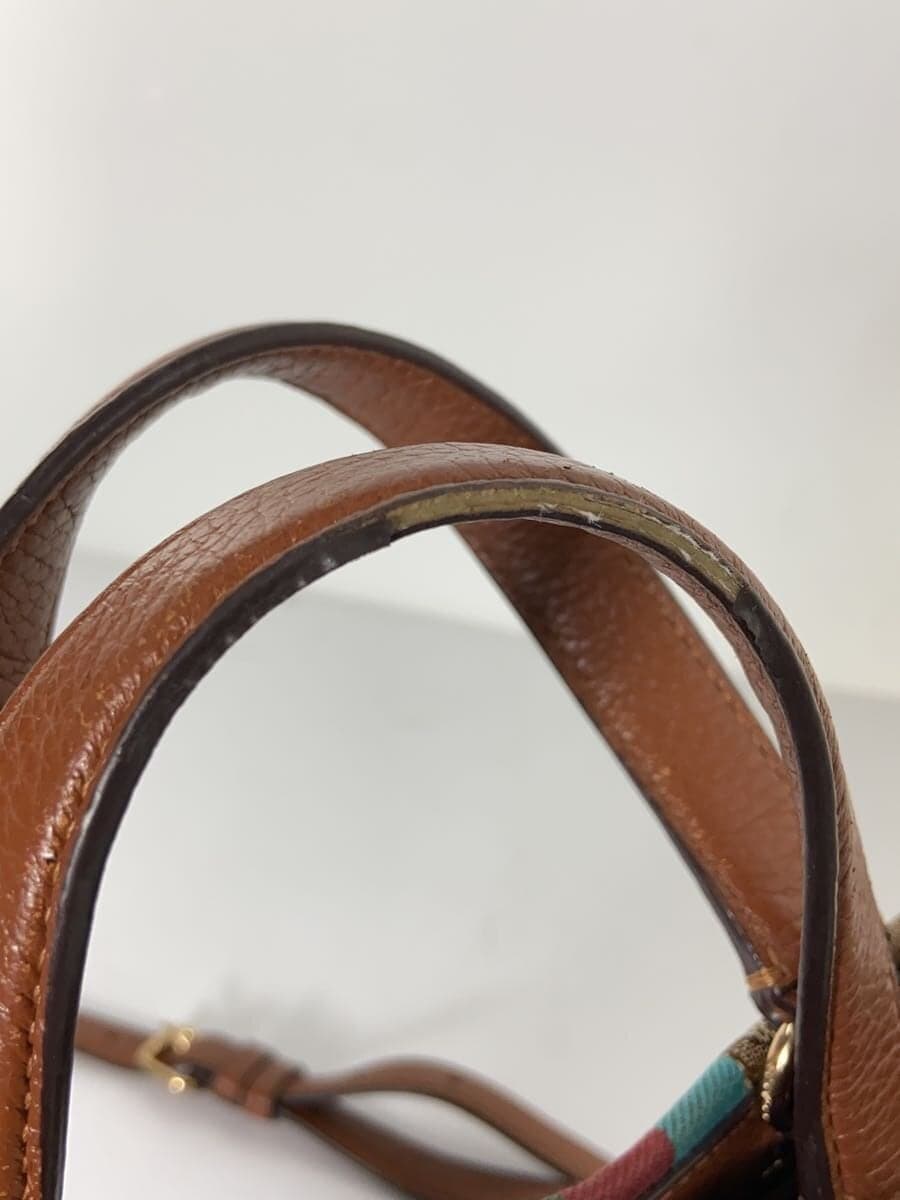 COACH Handbag Canvas Dempsey C5637 Shoulder Bag 2-Way Signature 8