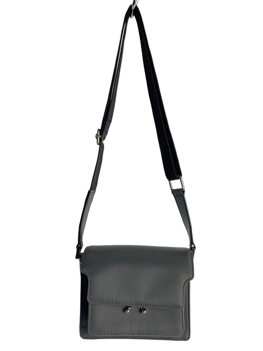 MARNI shoulder bag -- GRY plain TRUNK LIGHT MINI