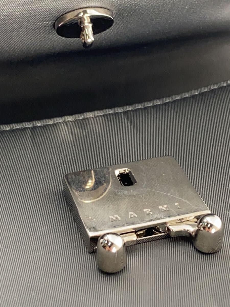 MARNI shoulder bag -- GRY plain TRUNK LIGHT MINI 9