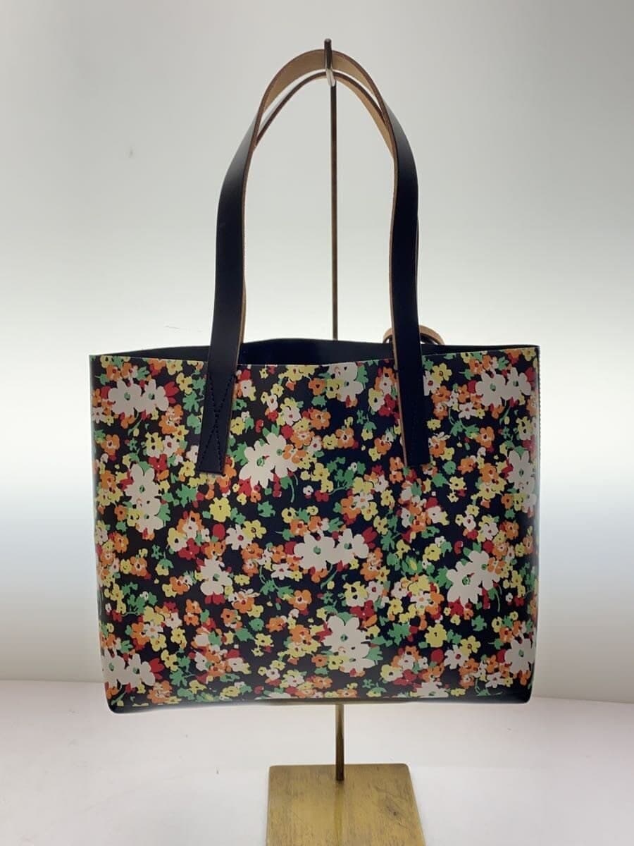 MARNI Tote Bag BLK Floral 3