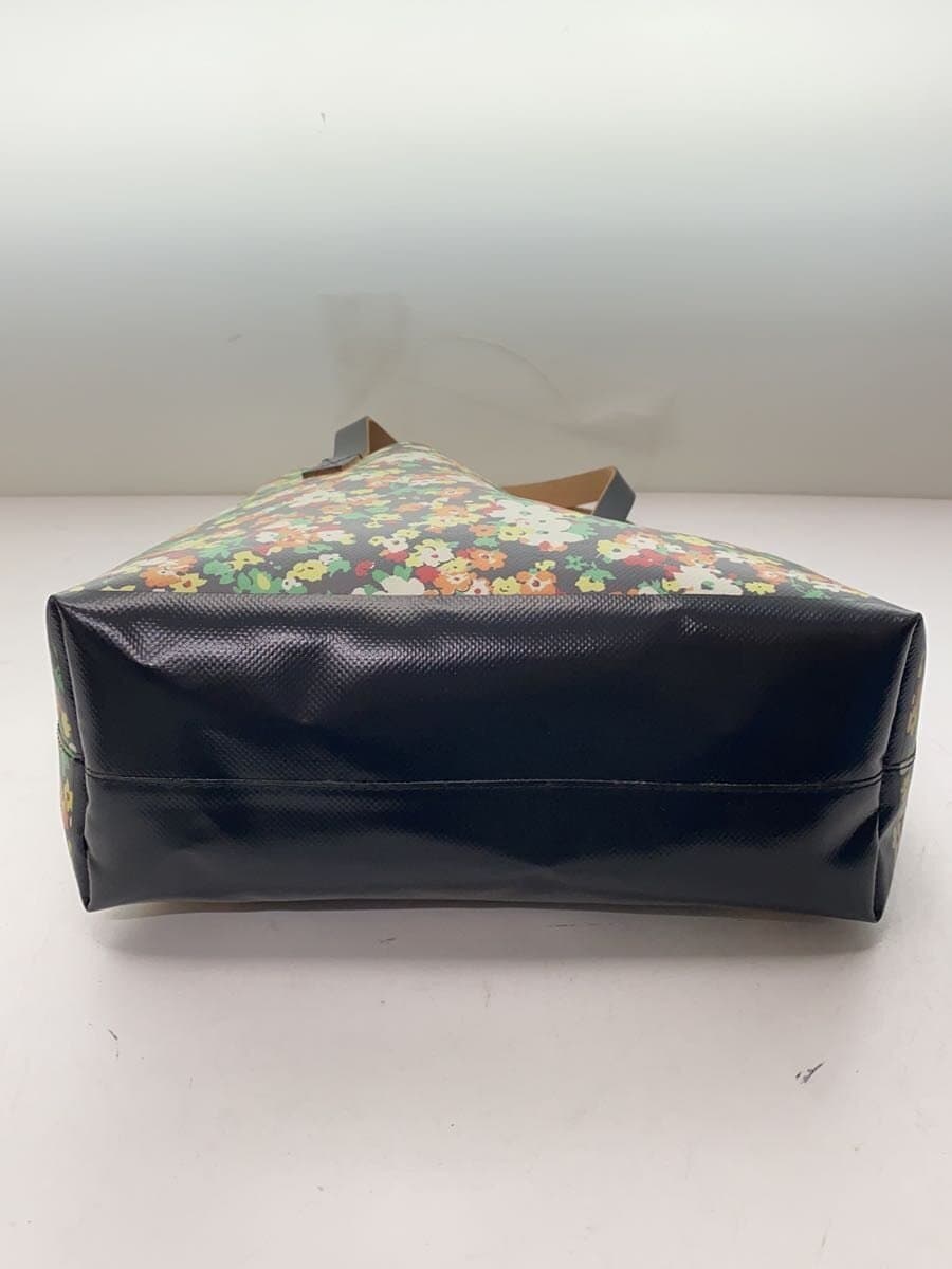 MARNI Tote Bag BLK Floral 4